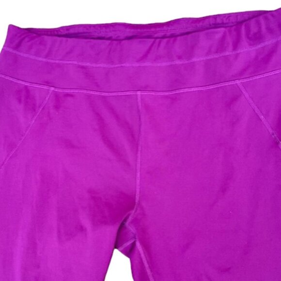 Athleta Women's Purple High Rise Laser Cut Mesh Sonar Capri Leggings Plus 1X - Picture 4 of 12